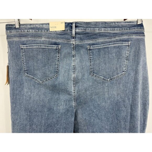 NYDJ Not Your Daughters Jeans Plus Size 28 28W Straight Leg Marilyn Stretch New - Picture 7 of 11